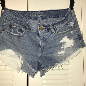 American Eagle Distressed Denim Shorts